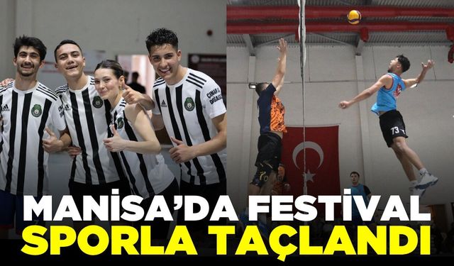 Çağlak Festivali’nde voleybol heyecanı