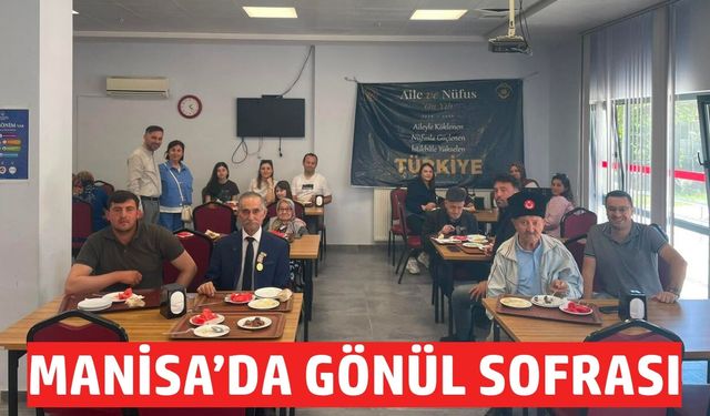 Gördes’te nesiller aynı sofrada buluştu