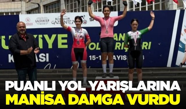 Manisalı pedallar Gaziantep'te fırtına gibi esti!