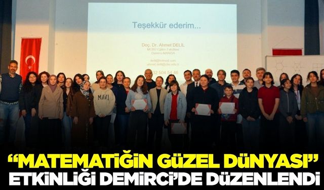 Demirci’de “Bilim Kafe” Buluşması
