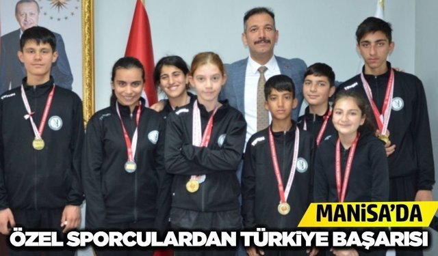 Manisa’yı gururlandıran başarı: Özel sporculardan Türkiye derecesi