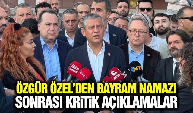 Özgür Özel Bayram Namazı sonrası Manisa’dan konuştu: Yeni Parti iddialarına net yanıt
