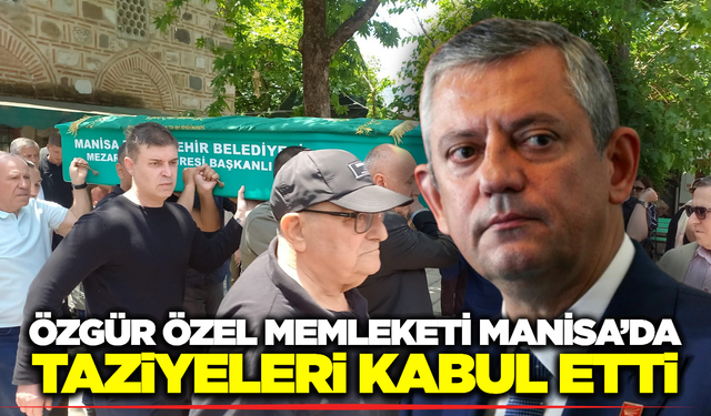 Özgür Özel’in Amcasının Cenazesi Hatuniye Camii’ne Getirildi