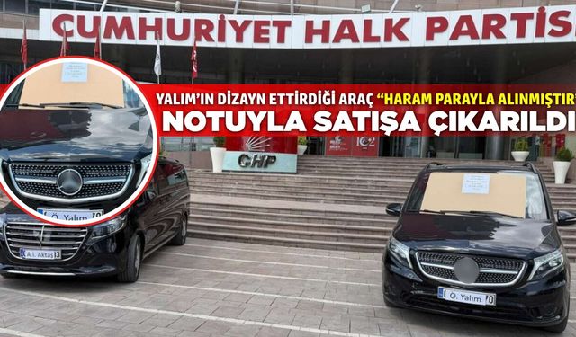 Özkan Yalım’ın dizayn ettirdiği araç satışa çıkarıldı