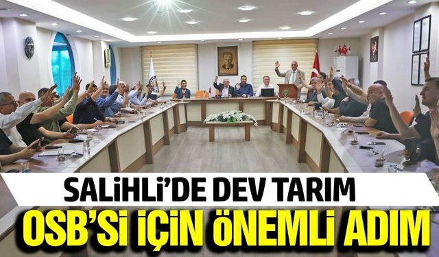 Salihli’nin ikinci OSB’si için kritik adım: Müteşebbis kurul üyeleri belirlendi