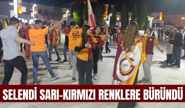 Selendi’de Galatasaray’ın şampiyonluğu coşkuyla kutlandı
