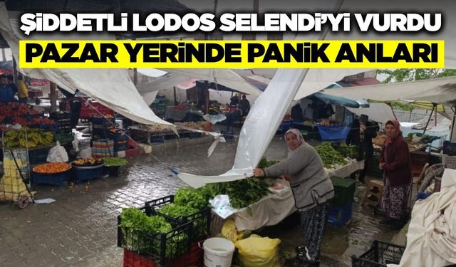 Şiddetli yağış ve lodos Selendi’de hayatı felç etti