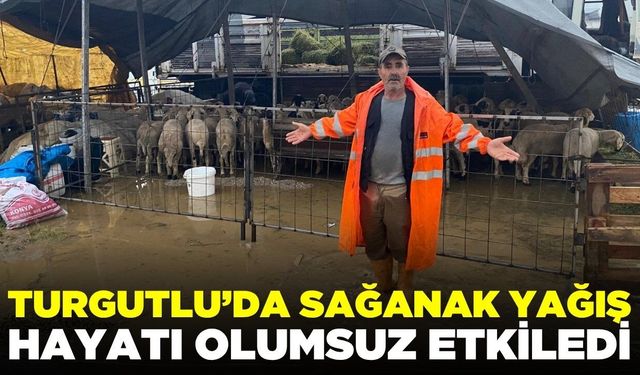 Turgutlu’da Yukarı Bozkır’da Yağmur Taşkını: Yollar Göle Döndü