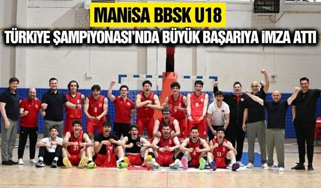 Manisa’nın genç basketbolcuları Türkiye’de son 8 takım arasına girdi