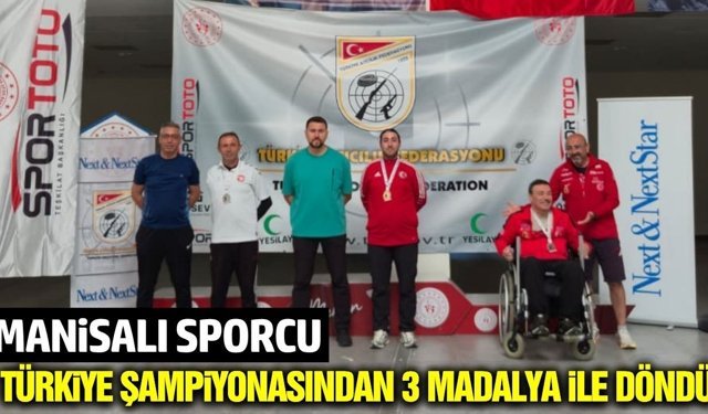 Manisalı sporcu Türkiye şampiyonu oldu