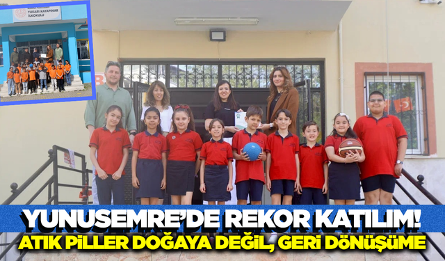 Yunusemre'nin Çevre Müfettişleri İş Başında: Binlerce Atık Pil Geri Dönüşüme!