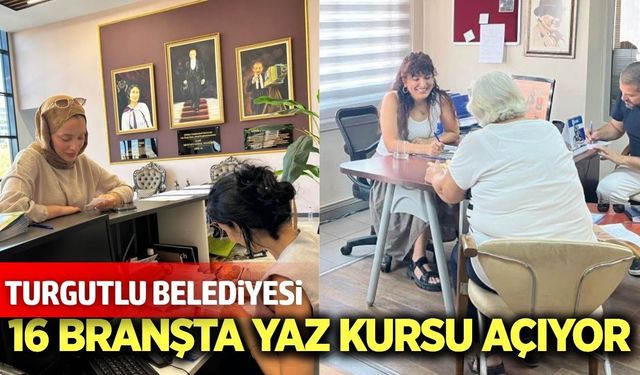 Turgutlu’da yaz spor ve kültür kurslarına yoğun ilgi