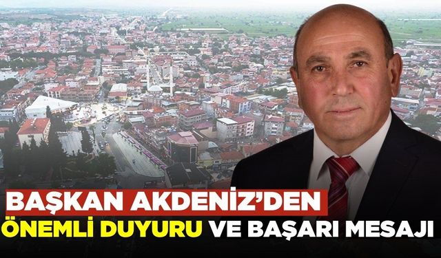 Başkan Akdeniz'den YKS adaylarına moral mesajı