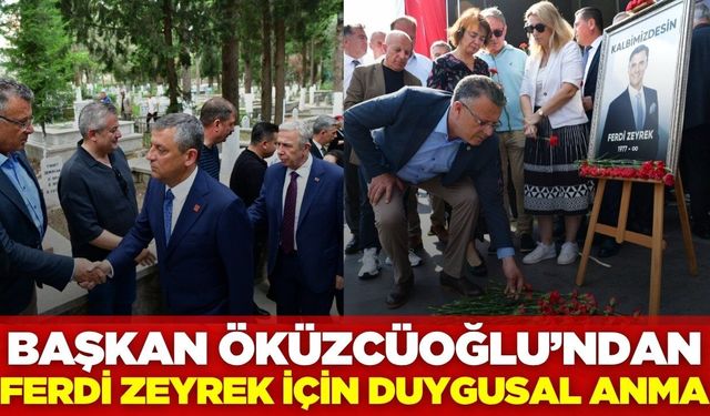 Ahmet Öküzcüoğlu’ndan Ferdi Zeyrek için duygusal anma