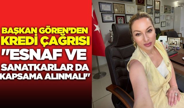 Pınar Gören’den "Nefes Kredisi" çağrısı!