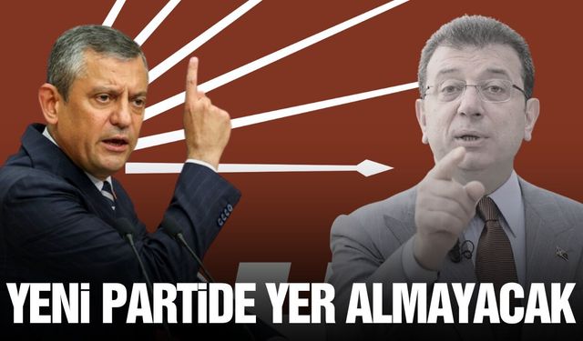 Özel'in yeni partisinde İmamoğlu olmayacak