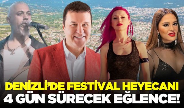 Denizli'de Kiraz Festivali başlıyor