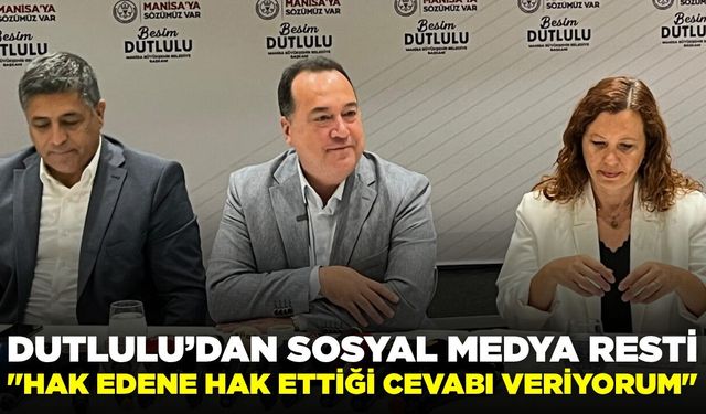 Dutlulu’dan Sosyal Medya Çıkışı: "Haksızlığa Sessiz Kalmam, Cevabını Veririm"