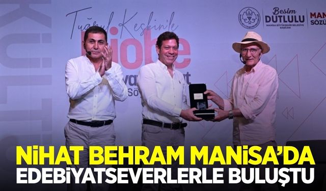 Sanat söyleşileri’nde Nihat Behram Manisalılarla buluştu