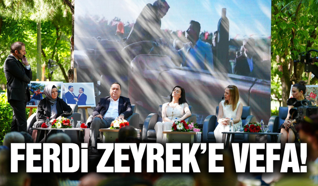 Ferdi Zeyrek'e duygusal vefa!