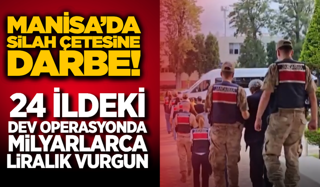 İçişleri Bakanlığı'ndan Dev Operasyon! Manisa'da Silah Kaçakçılığı Çetesi Çökertildi
