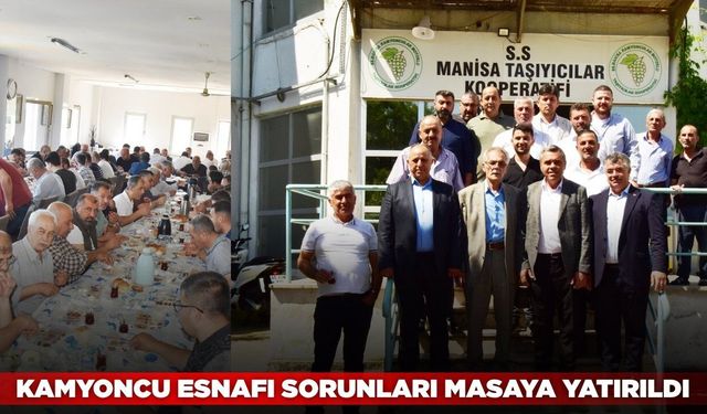Manisa Kamyoncular Kooperatifi’nden birlik ve beraberlik programı