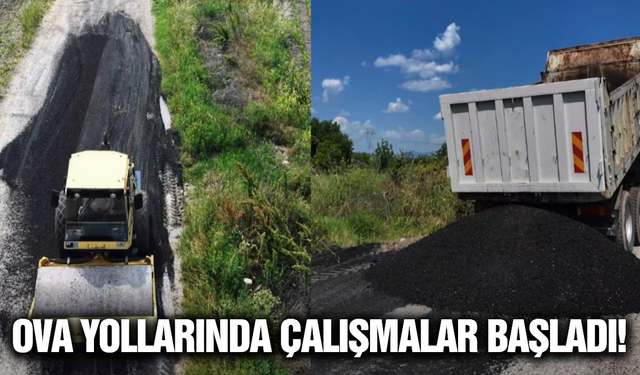 Kırkağaç'ta ova yollarında mesai başladı!