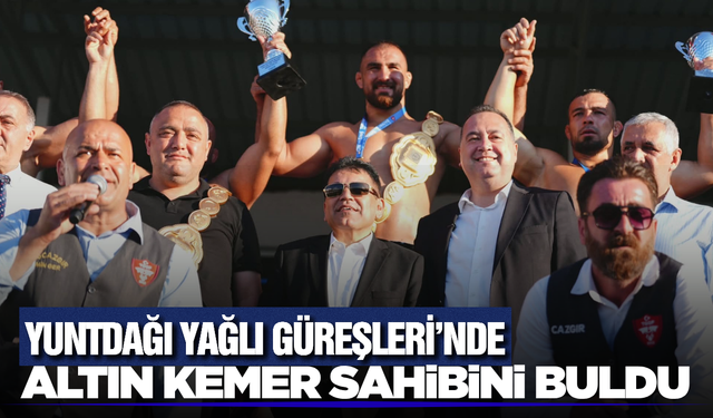 Manisa Yuntdağı Yağlı Güreşleri'nde Başpehlivan Belli Oldu