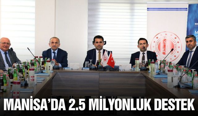 Manisa'da eski hükümlülere 2.5 milyon TL'lik destek