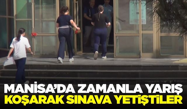 Manisa'da öğrenciler saniyeler ile yarıştı
