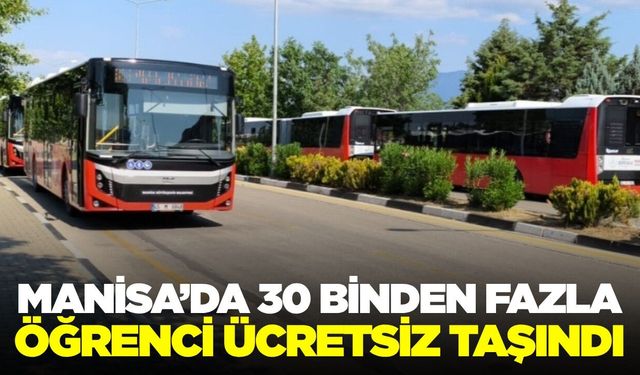 Manisa'da sınav günü ulaşım seferberliği: Binlerce öğrenci ücretsiz taşındı