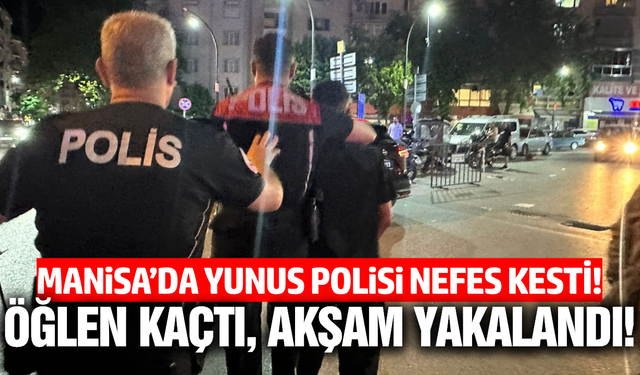 Manisa'da yunus polislerinden nefes kesen operasyon!