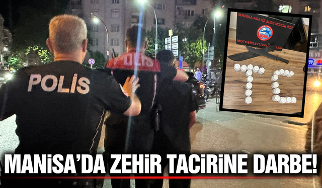 Manisa'da yunus polislerinden uyuşturucu operasyonu: 1 gözaltı