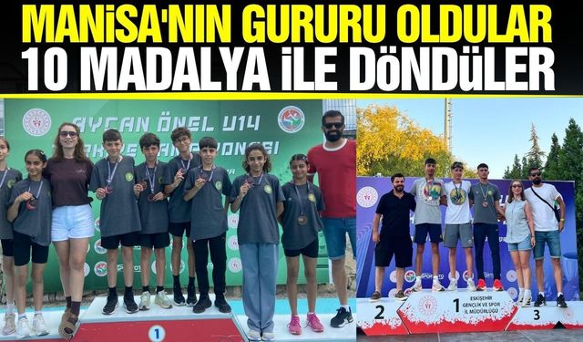 Manisa BBSK atletizmde madalyaları topladı