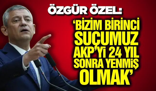 Özgür Özel’den "Mutlak Butlan" Çıkışı: "Atatürk’ün Emanetini Bırakamayız"