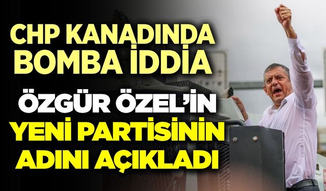 Özgür Özel'in kuracağı partinin adı ne olacak? İlk kez dile getirildi