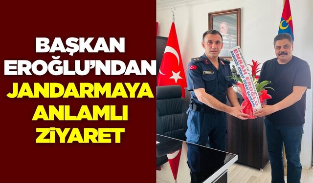 Sarıgöl Esnaf Odası'ndan jandarmaya anlamlı ziyaret