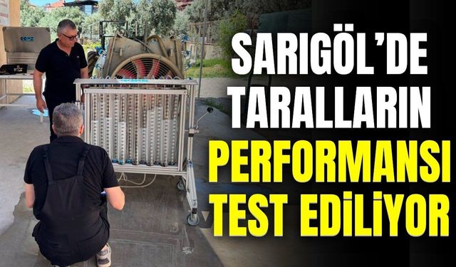 Sarıgöl'de İlaçlama Makineleri Test Ediliyor: 'Kalıntısız Üretim, Doğru İlaçlama