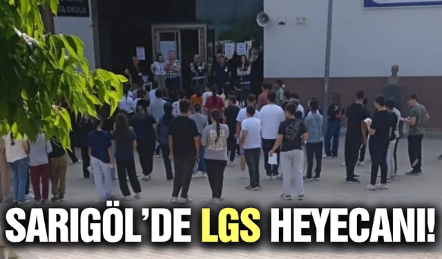 Sarıgöl'de LGS maratonu başladı!