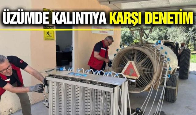 Sarıgöl'de doğru ilaçlama için teknik kontrol