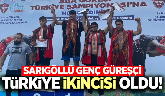 Sarıgöllü genç yetenekten Türkiye derecesi!