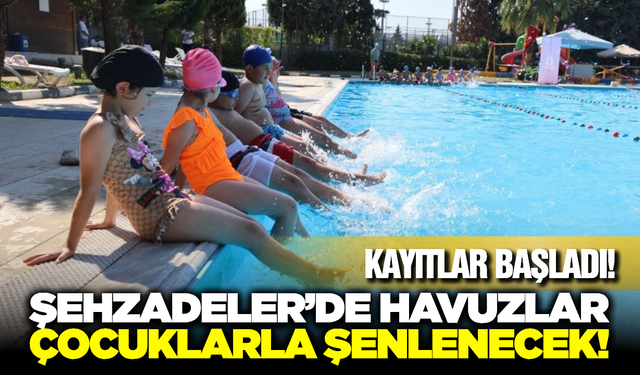 Şehzadeler Belediyesi’nden Çocuklara Yaz Müjdesi: Yüzme Kursları Başlıyor