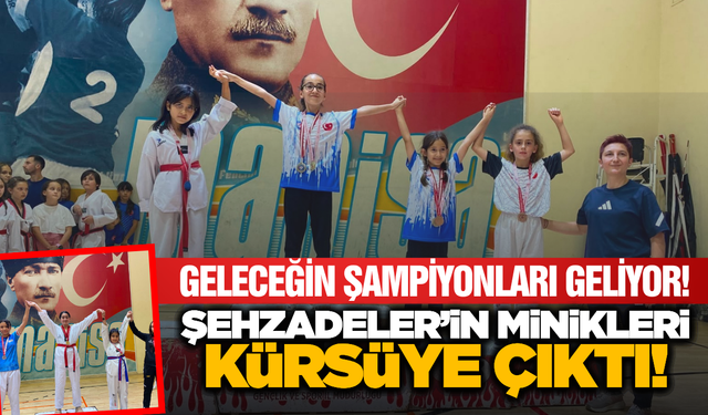 Şehzadeler’in Minik Tekvandocularından İlk Müsabakada Madalya Şov!