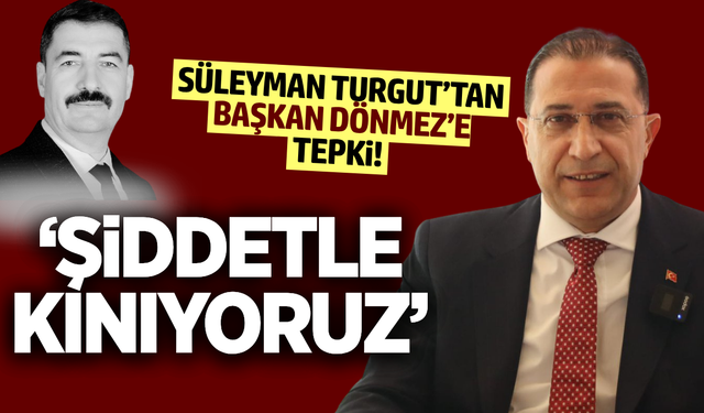 Süleyman Turgut’tan Kula Belediyesi’ne fotoğraf tepkisi!