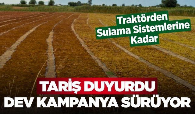 TARİŞ'ten üreticinin yükünü hafifletecek kampanya