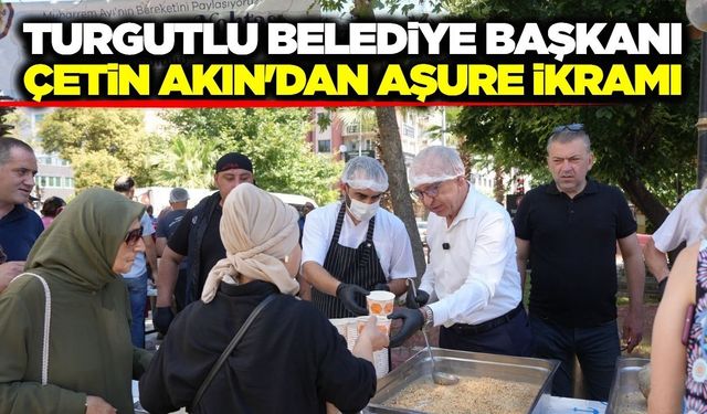 Turgutlu'da aşure hayrına yoğun ilgi