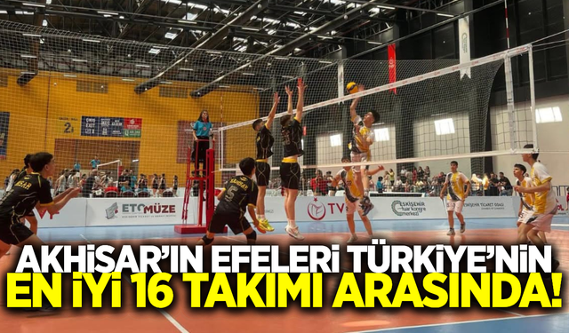 Türkiye Voleybol Şampiyonası'nda Akhisar rüzgarı!