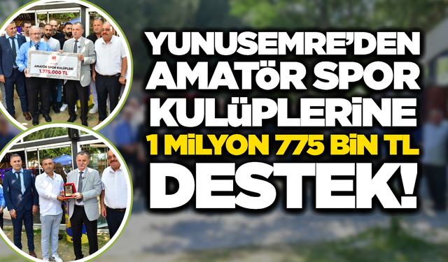 Yunusemre Belediyesi Amatör Spora Desteği Artırdı