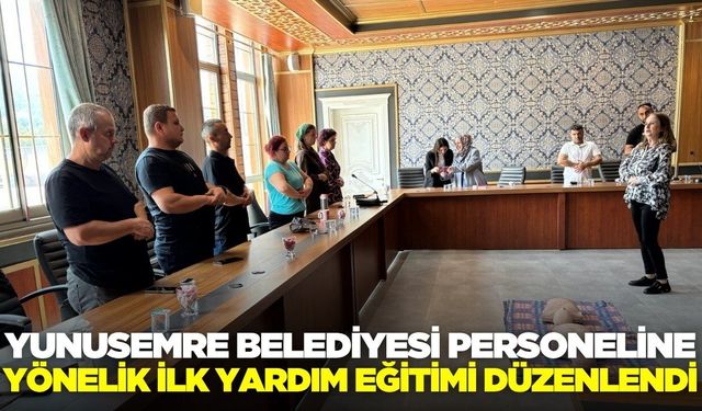 Manisa'da ilk yardım eğitimi