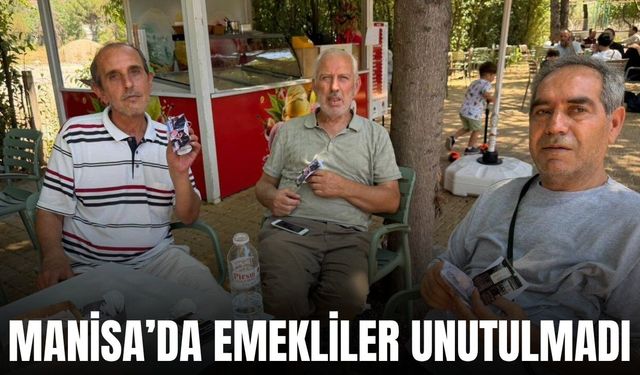 Yunusemre Belediyesi'nden Emekliler Günü'nde anlamlı jest